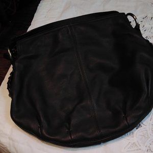 Hobo brown leather BR handbag